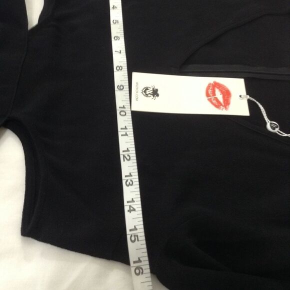 Wildfox Black Cut It Out Long Sleeve Flowy Maxi Dress New Size Size Small - Picture 4 of 8